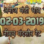 mandi-rates-02-03-2019 , mandi bhav 02-march-2019